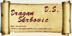 Dragan Škrbović vizit kartica